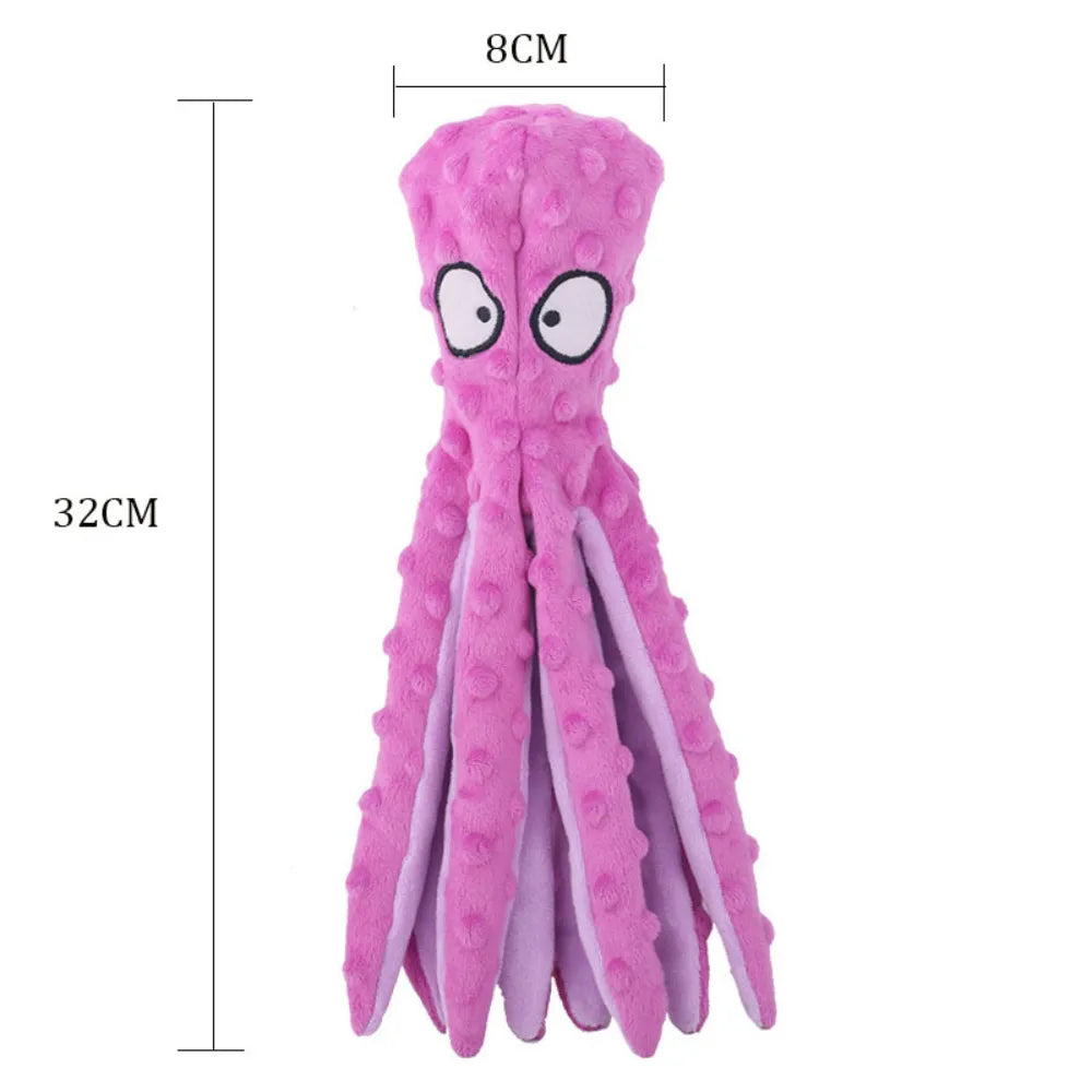 Voice Octopus Teeth Cleaning Chew Toy