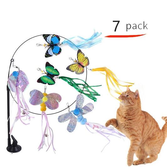 Bird Cat Stick  Suction Cup  Exercise