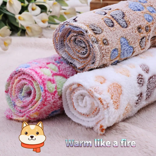 pet blankets  in autumn and winter  thick coral fleece