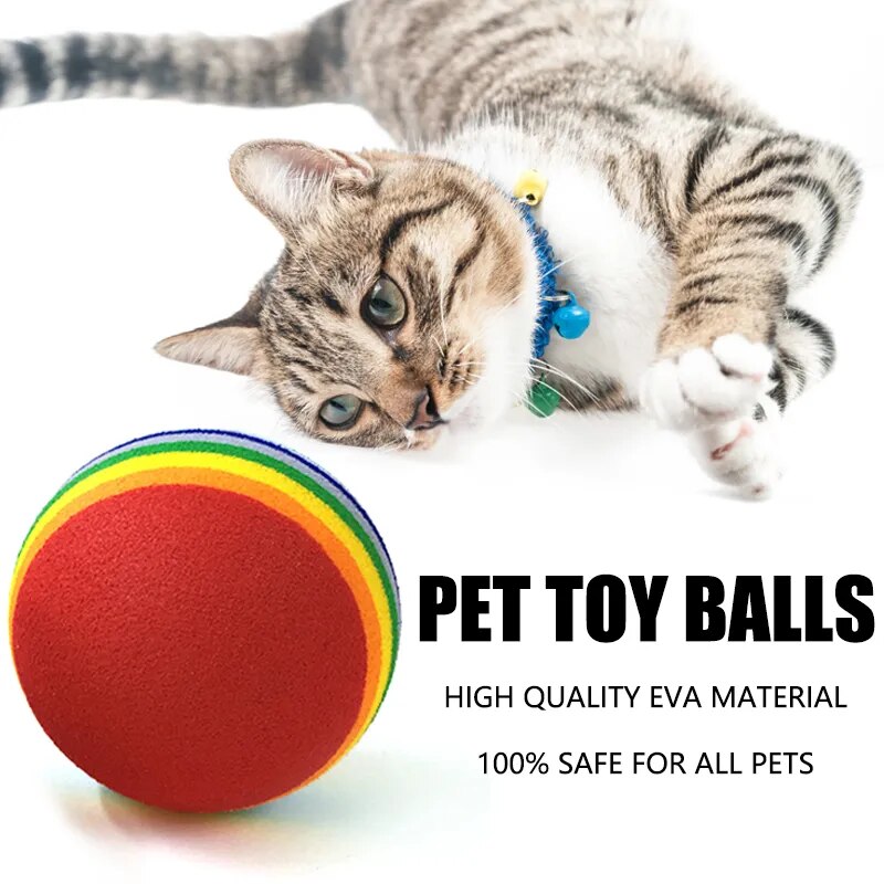 1 to 20PCS Rainbow Pet balls